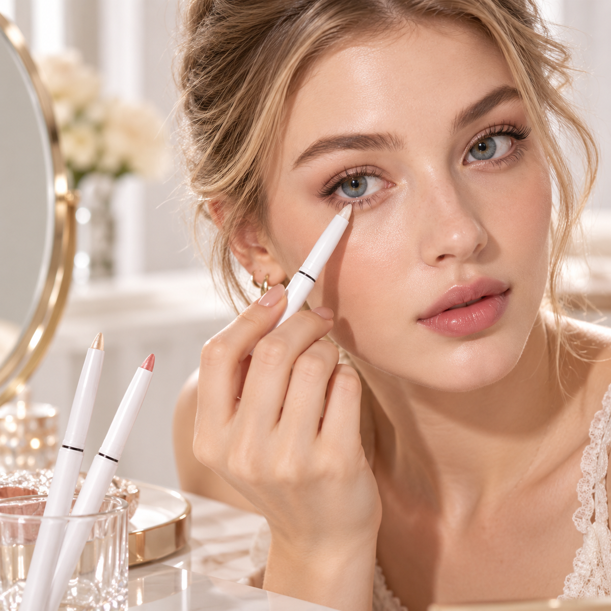 Multi-shade Under Eye Makeup Pencil for Natural Eye Definition