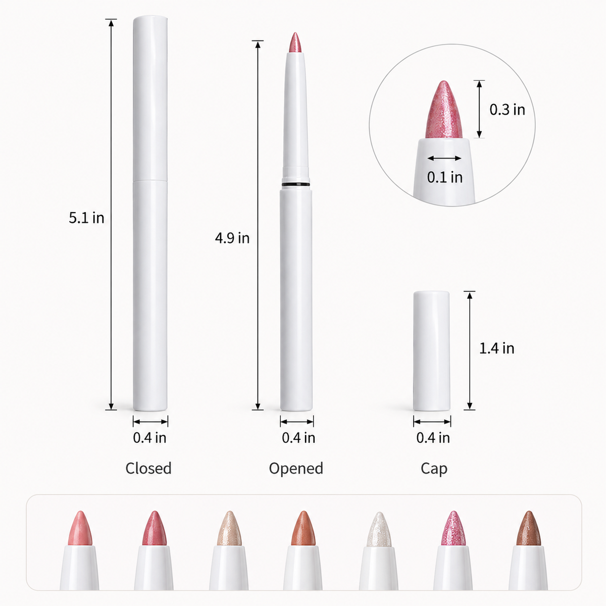 Multi-shade Under Eye Makeup Pencil for Natural Eye Definition