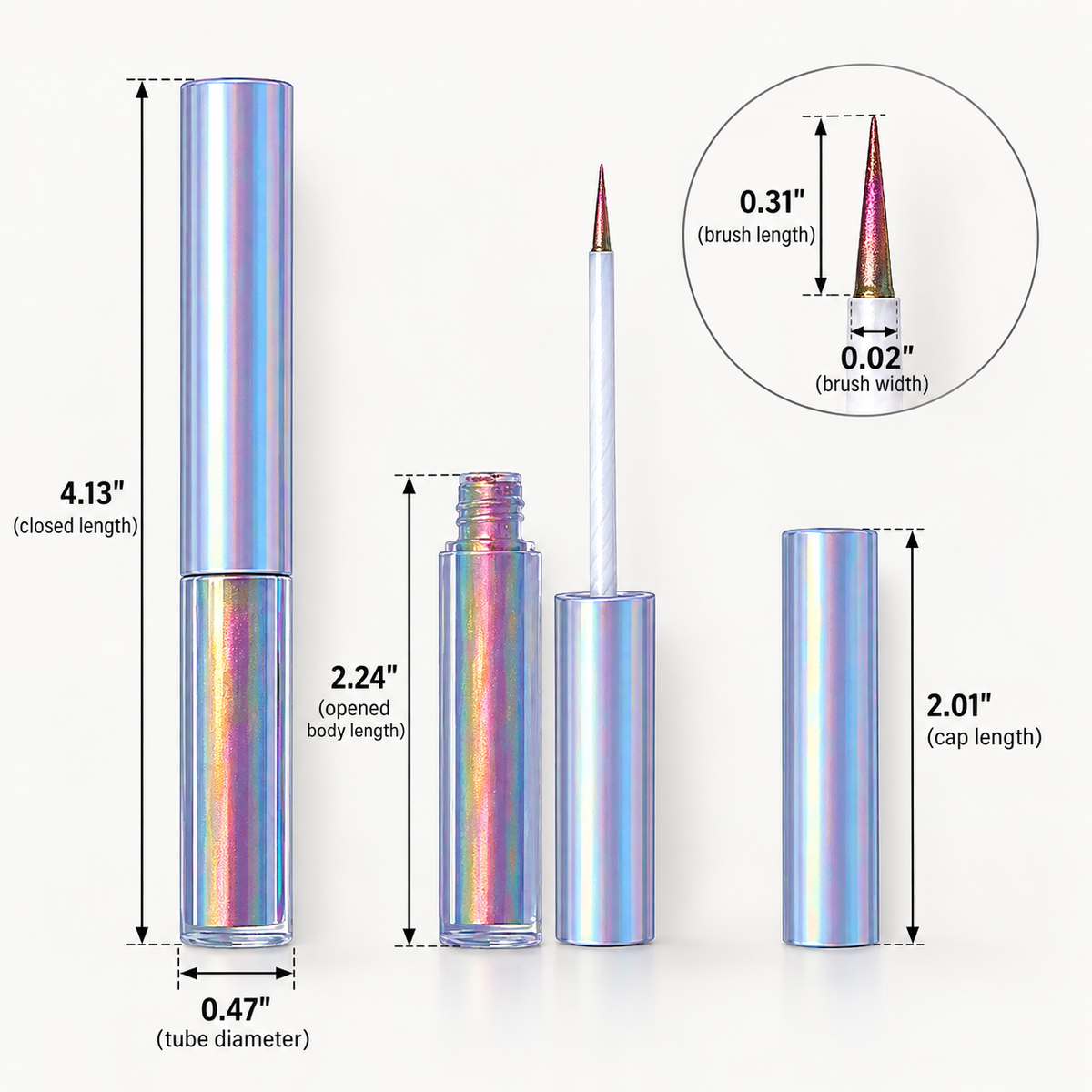 Color Changing Eyeliner Liquid Pen, Long Lasting Waterproof Eyeliner for Eye Makeup